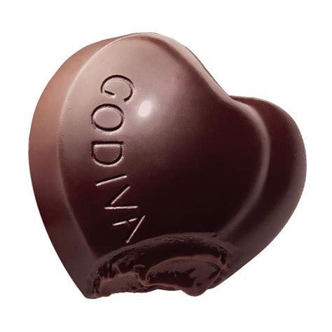 godiva dark chocolate ganache hearts|More.